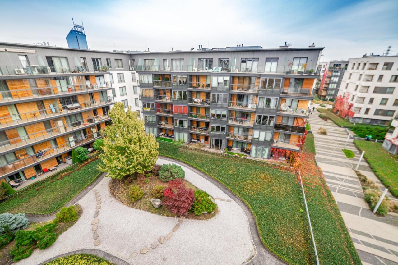 Bulwar Kurlandzki Vistula Apartment คราคูฟ ภายนอก รูปภาพ