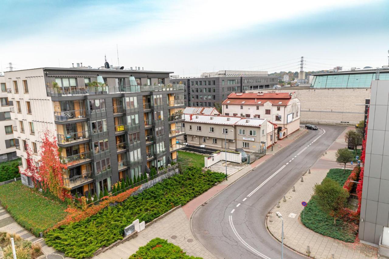 Bulwar Kurlandzki Vistula Apartment คราคูฟ ภายนอก รูปภาพ