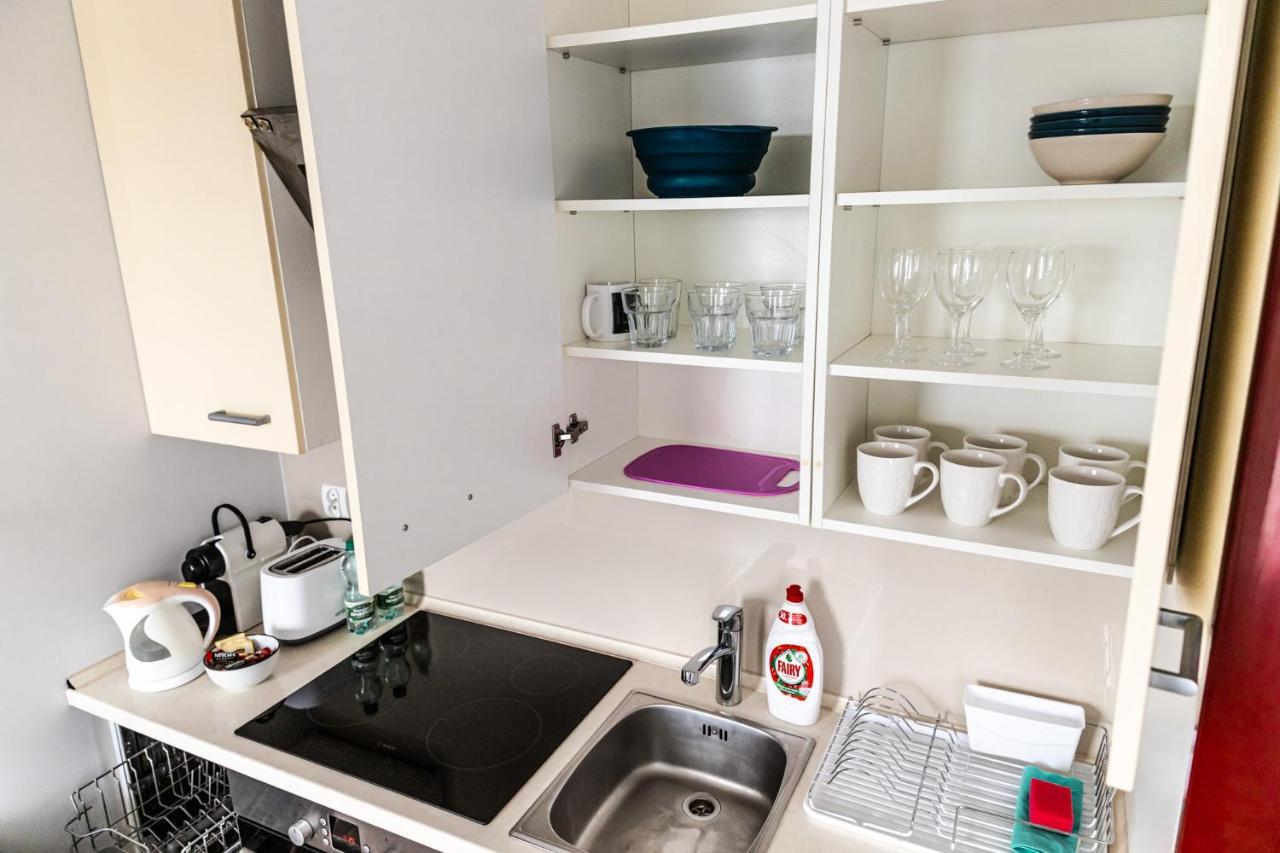 Bulwar Kurlandzki Vistula Apartment คราคูฟ ภายนอก รูปภาพ